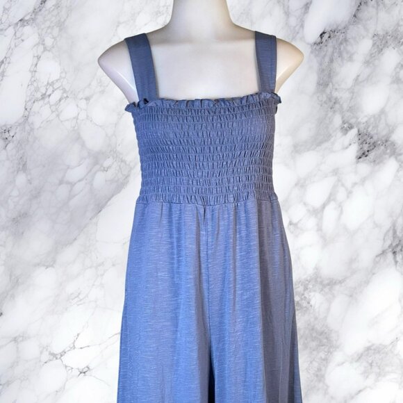 Roxy Just Passing By Jumpsuit in Wild Wind Blue - Picture 5 of 12